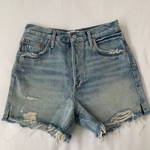 Agolde Dee Super High Rise Short in Ricochet 29